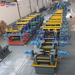 ERW219mm Carbon Steel Round Tubing Machine