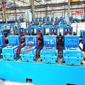 ERW76 Carbon Steel Hollow Section Pipe Machine for Construction Pipe